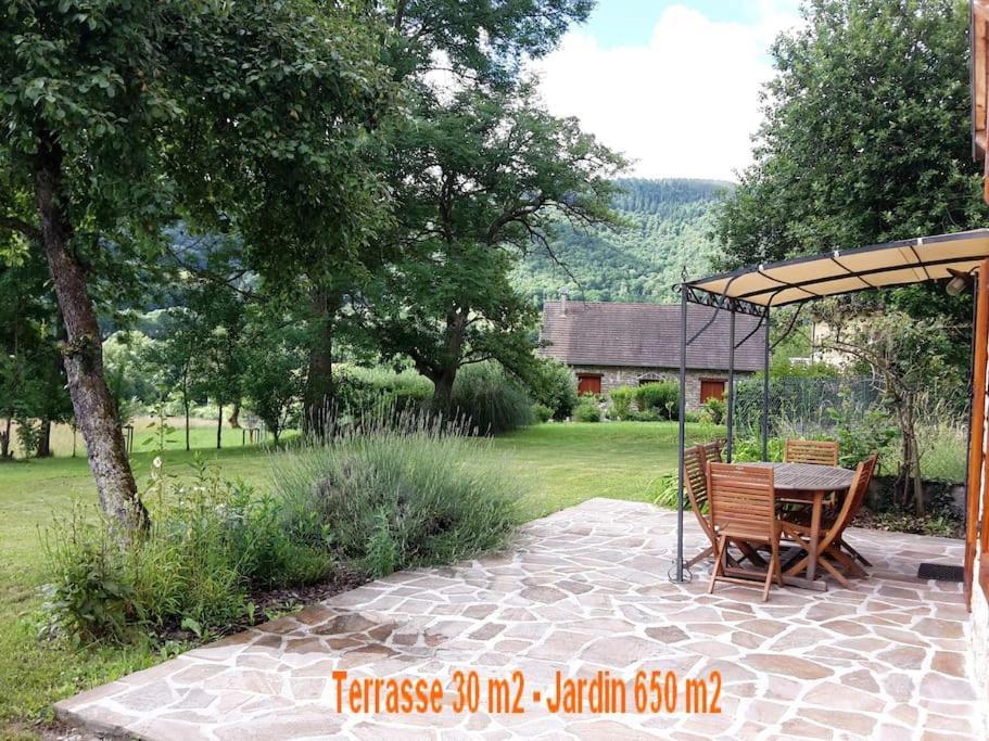 Grange En Pierres. Grand Jardin Et Belle Vue Villa Saurat Exteriör bild